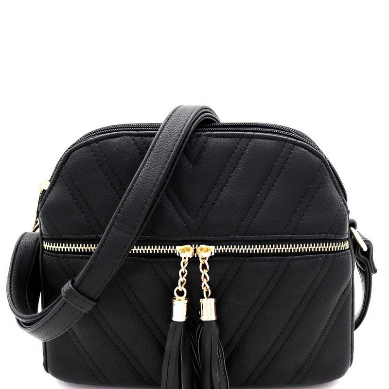 quilted chevron crossbody bag